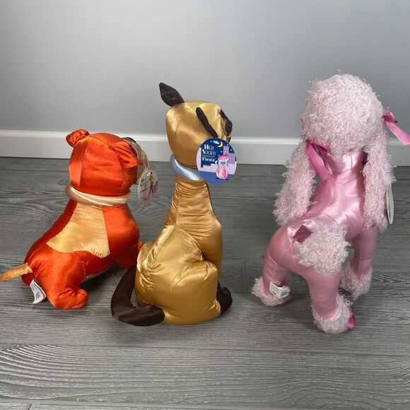 2006 Fiesta High Society Satin Posh Cat and Dog Plush Bulldog Siamese Poodle NEW - Picture 5 of 11